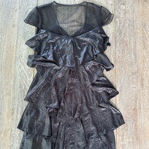 BCBG Ruffled Mini-Dress